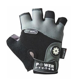 Power System Fitness Handschuhe Fit Girl Grau