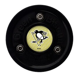 Puck Green Biscuit NHL Pittsburgh Penguins Black