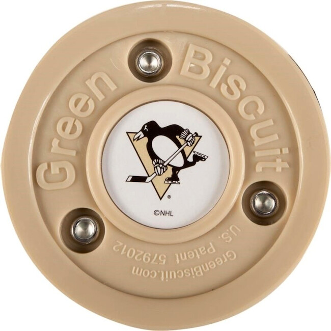 Puck Green Biscuit Pittsburgh Penguins