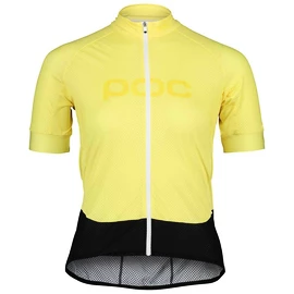 Radtrikot POC Essential Road Logo Jersey Sulfur Yellow