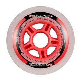 Rollen mit Lager Powerslide One Complete 84 mm 82A + ABEC 5 + 8 mm Spacer 8 Stk