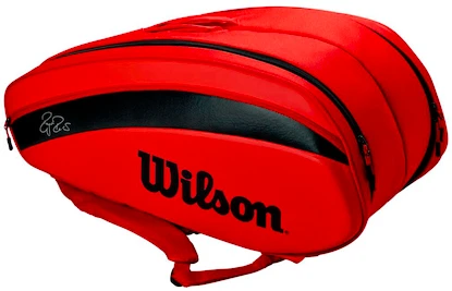 Schlägertasche Wilson  Federer DNA 12 Pack Red 2020