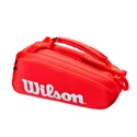 Schlägertasche Wilson Super Tour 6er Pack Rot