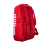 Schlägertasche Wilson  Super Tour 9 Pack Red