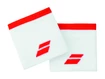 Schweißband Babolat  Logo Wristband White/Fiesta Red (2 St.)