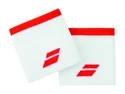 Schweißband Babolat  Logo Wristband White/Fiesta Red (2 St.)