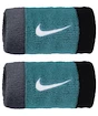 Schweißband Nike  Swoosh Doublewide Wristbands Cool Grey