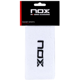 Schweißband NOX 2 White/Black Logo Long Wristbands