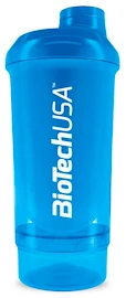 Shaker BioTech USA Wave + Compact 500 ml + 150 ml Blue