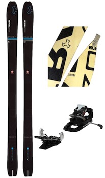 Skialp Set Ski Trab Stelvio 85 + Gurtzeug + Bindungen