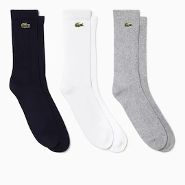 Socken Lacoste Core Performance Socks Silver/White/Black