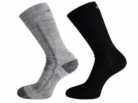 Socken Ulvang Outdoor 2Pack Black/Charcoal Melange