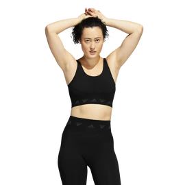 Sport BH adidas Aeroknit Light Support Bra Black