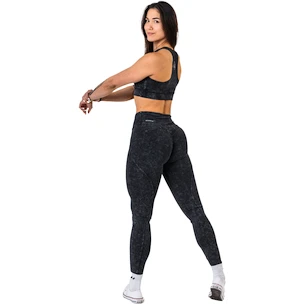 Sport BH Nebbia NEBBIA x OLYMPIA Washed Medium-Support Sports Bra GOLDEN AGE 778 black