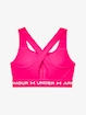 Sport BH Under Armour  Crossback Mid Bra-PNK