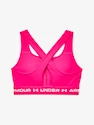 Sport BH Under Armour  Crossback Mid Bra-PNK