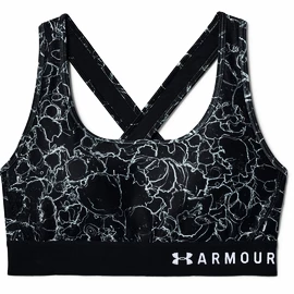 Sport BH Under Armour Mid Crossback Printed Black
