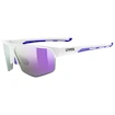Sport Brille Uvex  Axos Set White Matt/Mir.Purple (S5330818416)