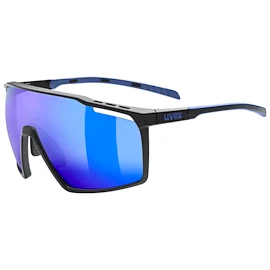 Sport Brille Uvex Mtn Perform Black-Blue M/Mir.Blue (S5330392416)