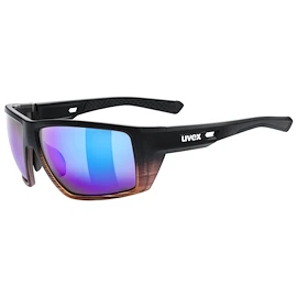 Sport Brille Uvex Mtn Venture Cv Black Demi Matt/Mir. Blue (S5330542683)