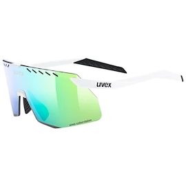 Sport Brille Uvex Pace Stage S Cv White Matt/Mir.Green (S5330738886)