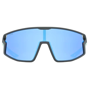 Sport Brille Uvex  Skyryse Jr. Grey-Green Matt/Mir.Blue (S5330765716)