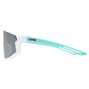 Sport Brille Uvex  Skyryse Jr. White-Green/Mir.Silver (S5330768716)