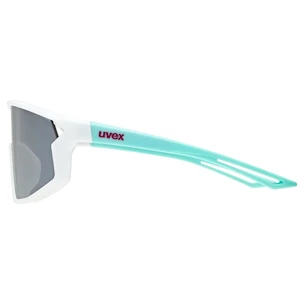 Sport Brille Uvex  Skyryse Jr. White-Green/Mir.Silver (S5330768716)