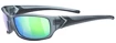 Sport Brille Uvex Sportstyle 211 Smoke Mat/Mirror Green (Cat. 3)