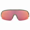 Sport Brille Uvex  Sportstyle 227 Olive Mat/Mirror Red (Cat. 3)