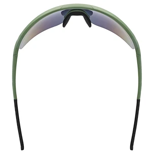 Sport Brille Uvex  Sportstyle 227 Olive Mat/Mirror Red (Cat. 3)