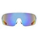 Sport Brille Uvex  Sportstyle 227 White Mat/Mirror Blue (Cat. 3)