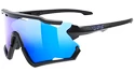 Sport Brille Uvex  Sportstyle 228 Black Mat/Mirror Blue (Cat. 2)