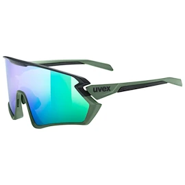 Sport Brille Uvex Sportstyle 231 2.0 Moss Green-Black Mat/Mir.Green (S5330267216)