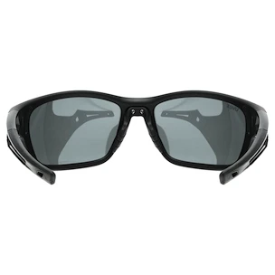 Sport Brille Uvex  Sportstyle 232 P Black Mat / Polavision Mirror Silver (Cat. 3)