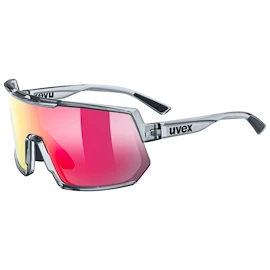 Sport Brille Uvex Sportstyle 235 Smoke Trans./Mir.Red (S5330039116)