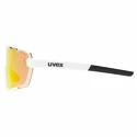 Sport Brille Uvex  Sportstyle 236 Small Set White Mat/Mirror Red (Cat. 2) + Clear (CAT. 0)