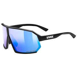 Sport Brille Uvex Sportstyle 237 Cv Black Matt/Mir.Blue (S5330862288)