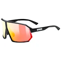 Sport Brille Uvex  Sportstyle 237 Cv Black Matt/Mir.Red (S5330862287)