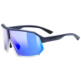 Sport Brille Uvex Sportstyle 237 Met Blue-Clear/Mir.Blue (S5330584916)