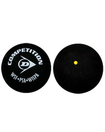 Squashball Dunlop - 1 gelber Punkt