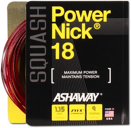 Squashsaite Ashaway PowerNick 18 Zyex Red 1,15 mm