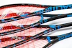 Squashschläger Salming  Grit Feather Racket Black/Cyan