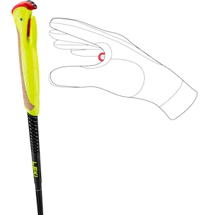 Stöcke für Trailrunning Leki  Evotrail FX.One TA, black-neonyellow-dark anthracite