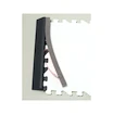 Streifen zur Beendigung von synthetischem Eis WinnWell  HOCKEY TILE EDGING REBOUNDING FOAM 17.5" x 1" GREY