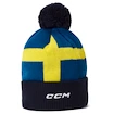 Strickmütze CCM  Flag Hood Team SWE Navy
