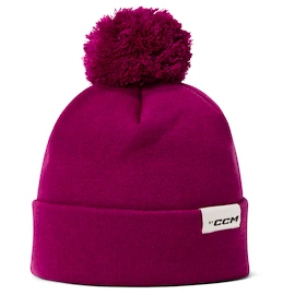 Strickmütze CCM Pom Casual Boysenberry Senior