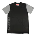 T-Shirt CCM Tech Tee Black/Dark Grey SR