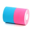 Tape-Band BronVit  Sport kinesiology tape balení 2 x 6m – classic –  modrá + růžová