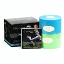 Tape-Band BronVit  Sport kinesiology tape balení 2 x 6m – classic –  modrá + zelená